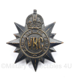 WW2 Canadian cap badge VRC Victoria Rifles of Canada  - 5  x 4,5 cm -  origineel