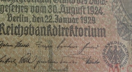 Reichsmark Briefgeld WO2 - 20 RM