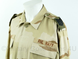 Korps Mariniers RNL navy desert jas voor internationale missies - maat large-regular - Origineel