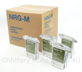 1 doos met 48 stuks NRG M Emergency Food Ration 1150 kcal Best Before 08-2031 - 28 x 24 x 26 cm
