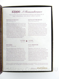 World War II Zippo case - Zonder Zippos - 18,5 x 3,5 x 24 cm - origineel
