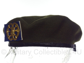 KL Nederlandse leger baret met Verbindingsdienst insigne 1986 maker Preta -  maat 58 - origineel