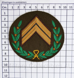 Nederlands leger companie sergeant majoor model 1963 chevrons - zeldzaam - 9,5 x 9 cm - origineel