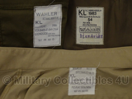 KL DT uniform pak technische dienst - Majoor - maat 54 - origineel