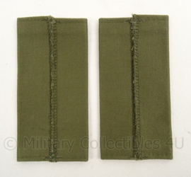 KM Marine Korps Mariniers GVT rang epauletten Marinier 2 - afmeting 5 x 11 cm - origineel