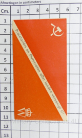 WO2 pamflet Proletariërs en Plutocraten aller landen vereenigt U - 5½ x 10½ cm - origineel