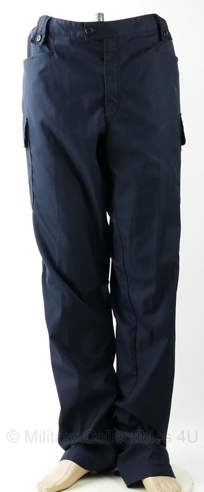 Donkerblauwe broek Nederlandse overheid - maat 50/50 - gedragen - origineel
