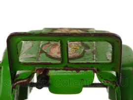 Jeep model vintage voertuig groen daktari - 16 x 10 x 9 cm - origineel