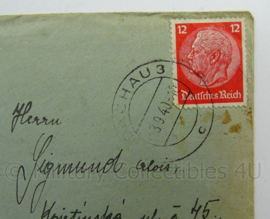 WO2 Duitse postkarte 1940 - konzentrationslager Dachau 3k - afmeting 11,5 x 16,5 cm - origineel