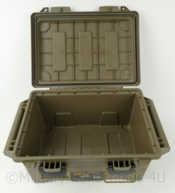 Plastic Munitie/utility box compact - 46,7 x 30,8 x 21 - Groen of Dark Earth