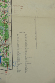 WW2 British War Office map 1943 Central Europe Berlin - 83 x 64 cm - origineel