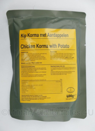 Rantsoen Orifo maaltijd Kip Korma met aardappelen - 400 gram - BBE 10-2024 - origineel
