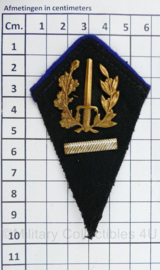 Belgische Gemeentepolitie Adjunct Commissaris kraagspiegels - 10 x 6 cm - origineel