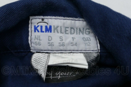 KLM kleding Werkoverall donkerblauw - maat 56 - origineel