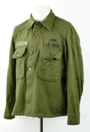 US Army Korea en Vietnam oorlog wool shirt met parawing - maat M - origineel