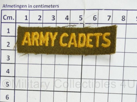 Canadian Army shoulder title ENKEL Army Cadets - 7 x 2 cm - origineel