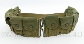 WO2 US M1 Garand belt OD Green  -  origineel