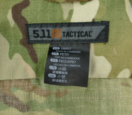 5.11 TDU uniform jacket Multicam - maat Small - NIEUW