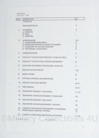 Defensie en Korps Mariniers handboek Army Formation Standing Operating Procedures part 2 1997  - origineel