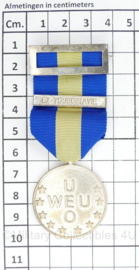 Medaille WEU Ex-Joegoslavië - 9 x 4 cm - origineel