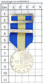 Medaille WEU Ex Yougoslavie - 9 x 4 cm - origineel
