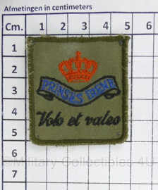 Defensie Prinses Irene 17 Pantserinfanteriebataljon borstembleem - met klittenband - 5 x 5 cm - origineel