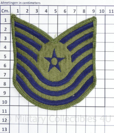 USAF US Air Force rang embleem paar -  Master Technical Sergeant - 10 x 9 cm - origineel