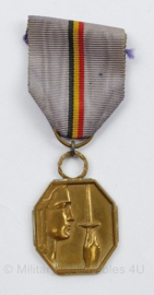 Belgische medaille Patria Grata 1940-1945 - 9,5 x 4 cm - origineel