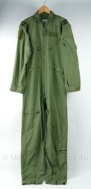 USAF US Air Force Coveralls Flyers CWU 27/P piloten overall - maat 44 long = NL 54 lang - gedragen - origineel