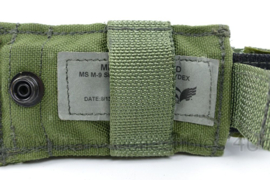 Defensie Korps Mariniers en US Army Eagle Industries MOLLE tas HARDCOVER M9 Single Magazin pouch pistol - 5,5 x 3,5 x 13,5 cm - nieuw - origineel