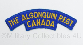 Canadese leger La Algonquin Regiment Canada shoulder title - 15 x 4,5 cm - origineel
