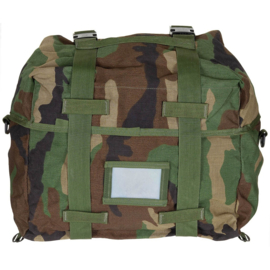 US Army Woodland molle sleeping bag pouch - origineel US Army