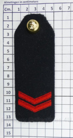 kmarns epauletten rang Marinier der 2e klasse - 13 x 5 cm  - origineel