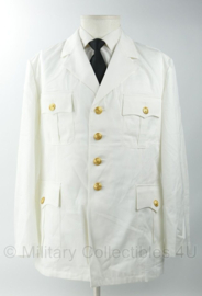 Wit marine uniform jas met gouden knopen - origineel