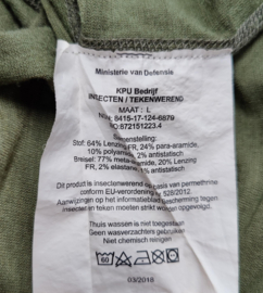Korps Mariniers UBAC shirt Woodland Forest camo - maat Large  - gedragen - origineel