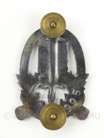 Gemeentepolitie Amsterdam brevet met serienummer - 5½ x 3½ cm - origineel