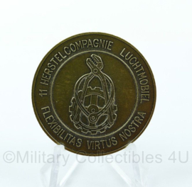 Defensie coin 11 herstelcompagnie Luchtmobiele Brigade - diameter 35,12 mm - origineel