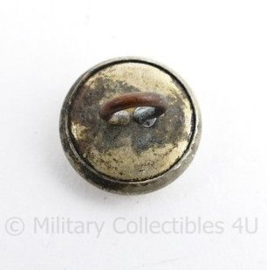 Nederlands Wo2 model en jaren 50 politie knoop 14 MM zilver - origineel