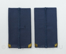 KLu Luchtmacht epauletten Soldaat der 2e klasse GLT Gala Tenue- afmeting 5 x 9,5 cm -  origineel