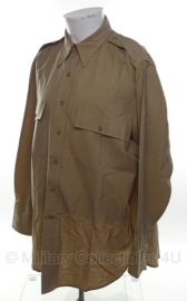 US WO2 officiers overhemd - lange mouw - maat XL/short - origineel