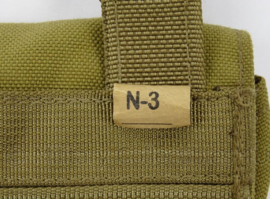 KL Landmacht Coyote Molle tas N-3 - nieuwste model - afmeting 17 x 13 x 3 cm - origineel