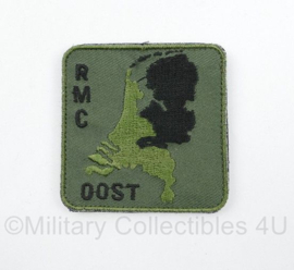 Defensie RMC OOST Regionaal Militair Commando Oost borstembleem - met klittenband - 5 x 5 cm - origineel