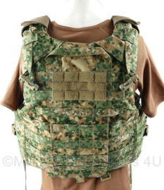 Defensie NFP camo draagvest B VOSS MOLLE  - maat 4XL/L = 4XL Long - licht gedragen - origineel