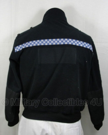 Britse politie POLICE fleece jack zwart & geblokt - Large Tall of Medium Short  origineel