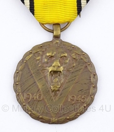 Belgische "Burgerdeelname oorlog 1940 -1945" bronze medaille - Origineel