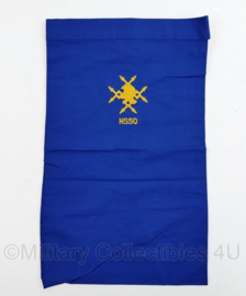 Nederlands leger halsdoek  NSSQ Netherlands Signal Squadron  - blauw - origineel