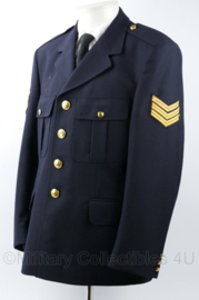 Donkerblauwe Nederlandse Brandweer tuniek uniform jas met broek Hoofdbrandwacht - maat 51 - origineel