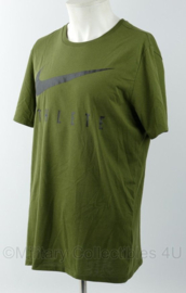 NIKE Athlete Tee shirt Dri Fit The Nike Tee groen - maat Large - nieuw - origineel