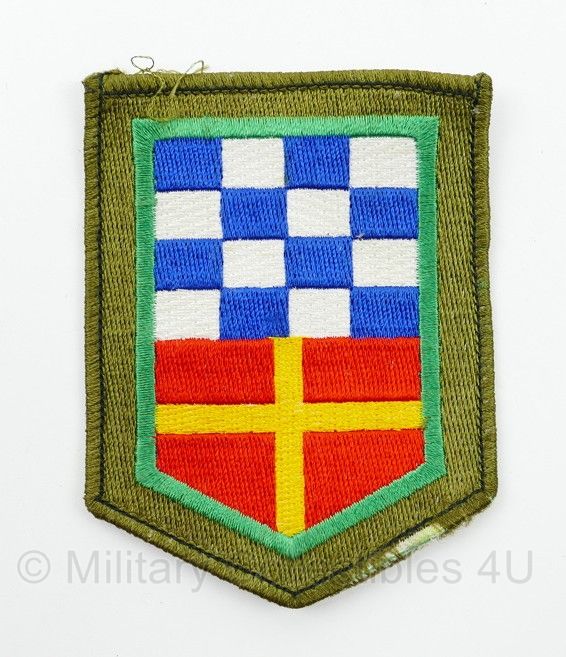 Natres Nationale Reserve embleem extra groot - ZONDER klittenband - 9 x 7 cm - origineel
