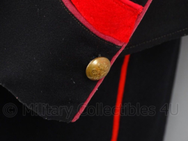 Antieke Nederlandse leger Kanonnier Artillerie uniform SET jas, broek en Schako kepi - begin 1900 -  met originele insignes - maat S - origineel